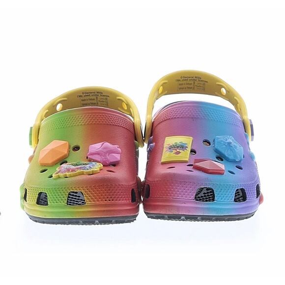 This pair is totally worth gushing over. Crocs x Gushers  CROCS Gushers Tie Dye Classic Clogs Size 3